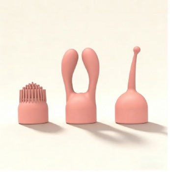 Silent Multi-Speed Vibrator with 3 Replaceable Heads Women Adult Toy