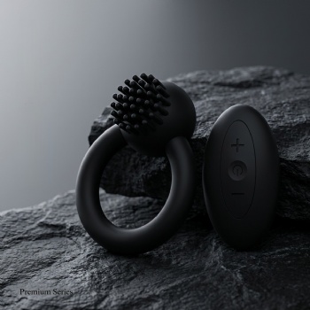 Wireless Remote Control Vibrating Locking Cock Ring
