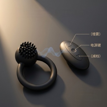 Wireless Remote Control Vibrating Locking Cock Ring